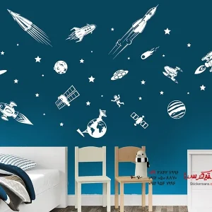 مجموعه استیکر دیواری برای فضا