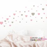 عکس مجموعه استیکرهای دیواری قلب