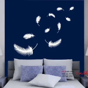 مجموعه پرهای برچسب دیواری