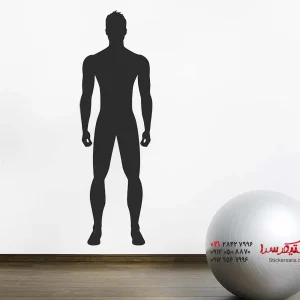 مرد برچسب دیواری