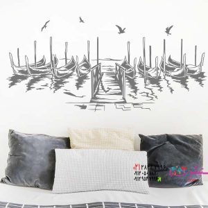 عکس گوندولاهای برچسب دیواری