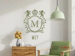برچسب دیواری با طرح پرچم و نام دلخواه - Image 3