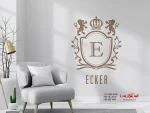 برچسب دیواری با طرح پرچم و نام دلخواه - Image 4