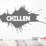 استیکر دیواری Chill Splash Creative