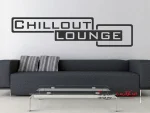 برچسب دیواری Chillout Lounge