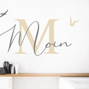 برچسب دیواری «معین» با حرف