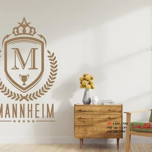 برچسب دیواری نشان ملی با نام شهر