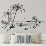 برچسب دیواری آرامش پالم بی