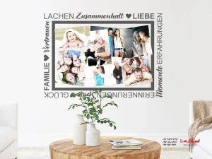 قاب عکس خانوادگی برچسب دیواری برای کلاژ