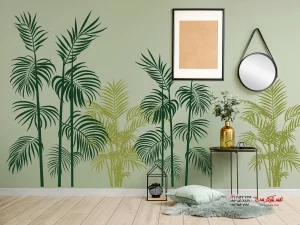 برچسب دیواری سرخس بلند