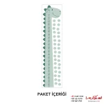 برچسب قد کودک طرح دایناسور