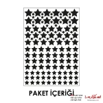 استیکر دیواری مینیمال طرح ستاره
