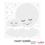 استیکر کودک ابر و ماه ناز - Image 4