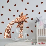 برچسب دیواری زرافه مادر و کودک و - Image 2