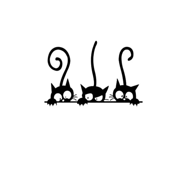 استیکر کلید و پریز پورنج طرح 3 گربه - Image 2